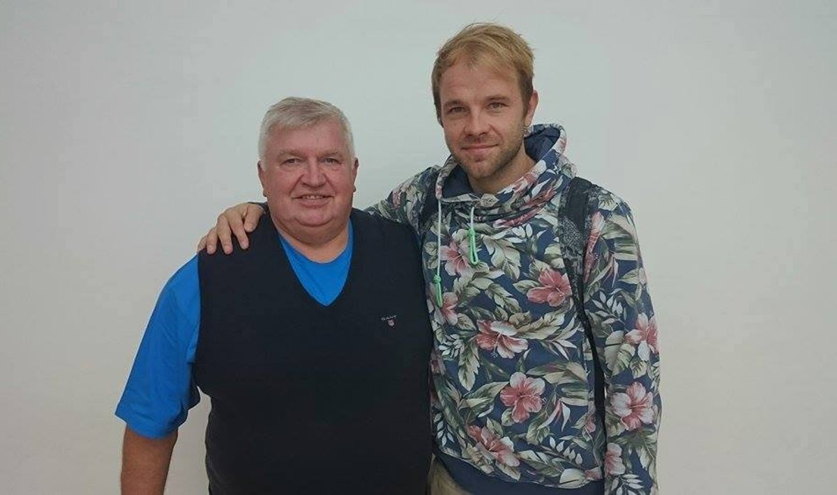 Rakvere Tarva peatreener Andres Sõber ja Nemanja Maric.