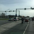 ФОТО: Утро среды на Петербургском шоссе: ДТП с пятью автомобилями и пробка