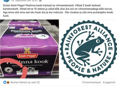 Valeinfo, et Eesti Pagar lisab toidu sisse putukajahu