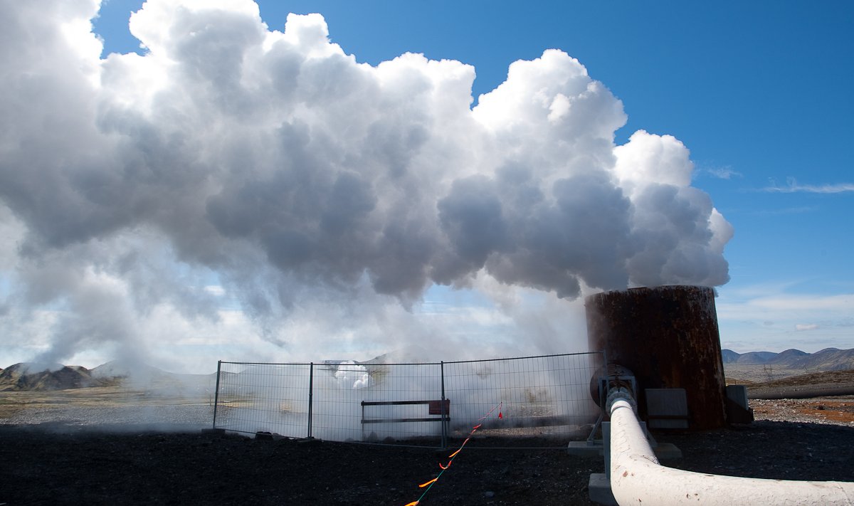 Geotermaalsoojus on väga populaarne näiteks Islandil.