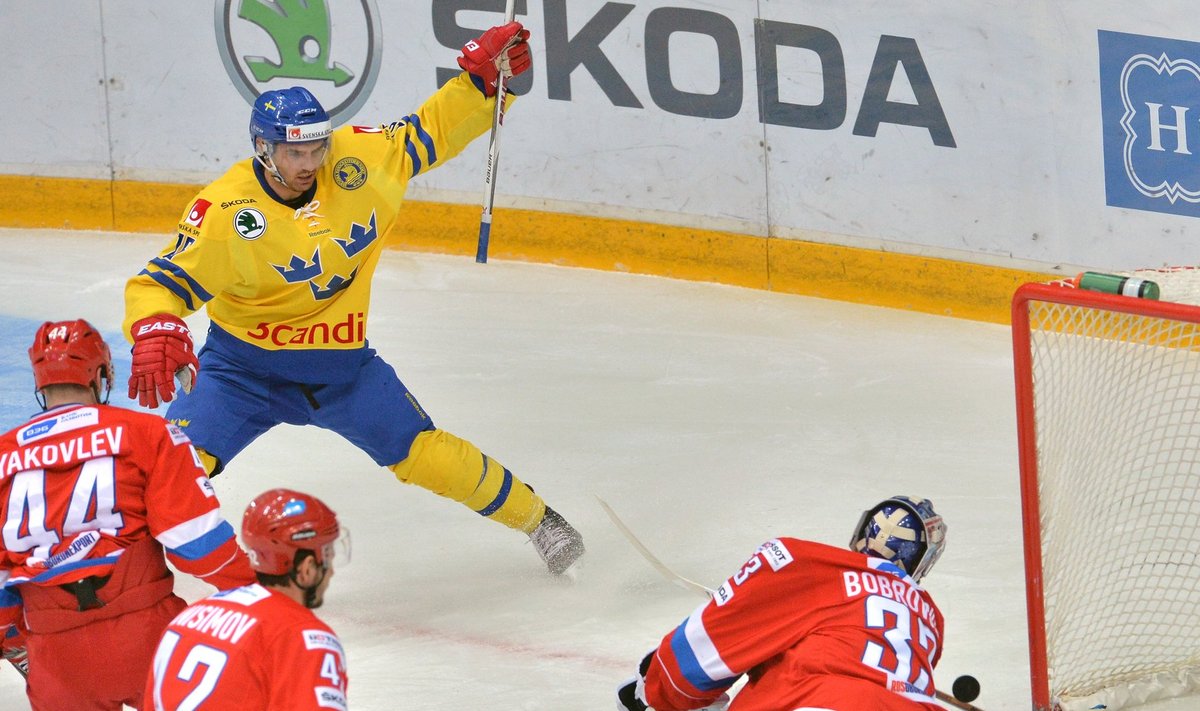 Euro Hockey Tour. Russia vs. Sweden