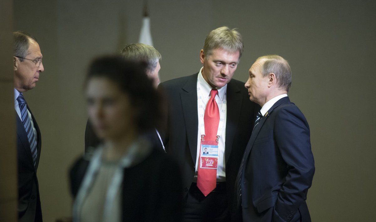 Dmitri Peskov ja Vladimir Putin