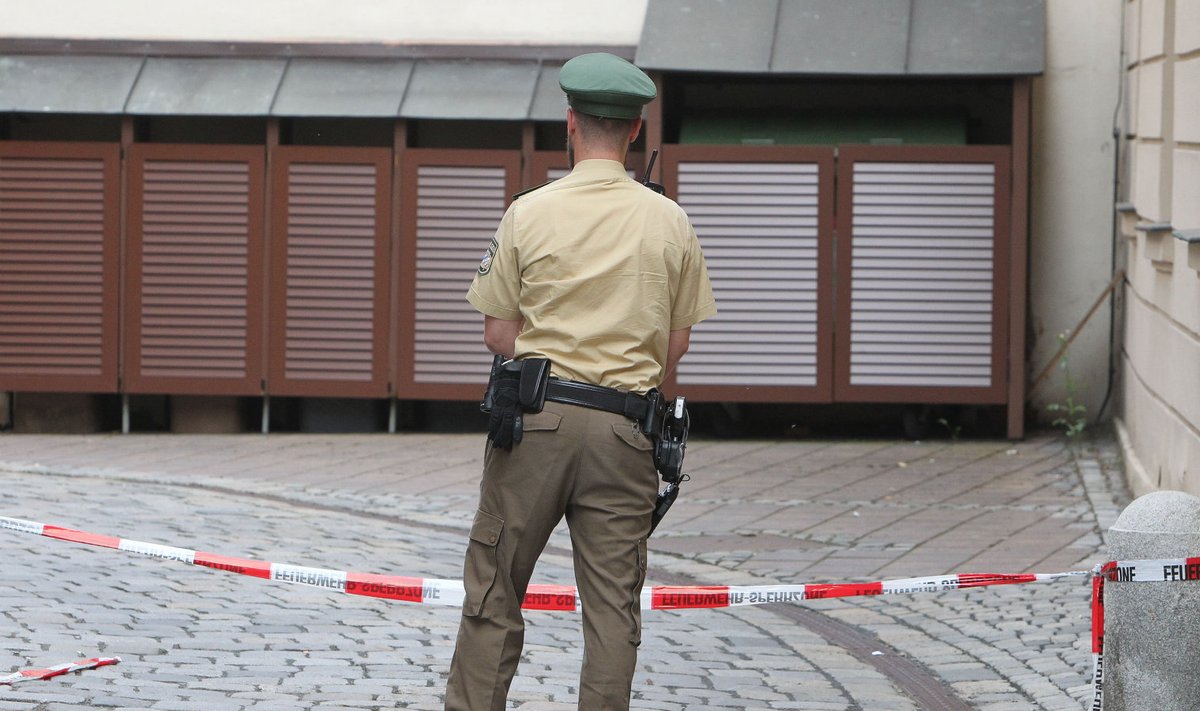 Politseinik Ansbachis 25. juulil