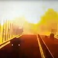 VIDEO | Tohutu tulemöll. Avaldati salvestus Krimmi sillal toimunud plahvatuse hetkest