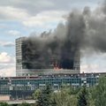 VIDEO | Moskva lähistel asuva sõjalise elektroonika instituudi tulekahjus hukkus 6 inimest, kellest osa hüppas aknast välja