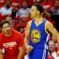 VIDEO: Uskumatu mees! Stephen Curry viskas 40 punkti ja Warriors jõudis 40-aastase vaheaja järel NBA finaali lävele
