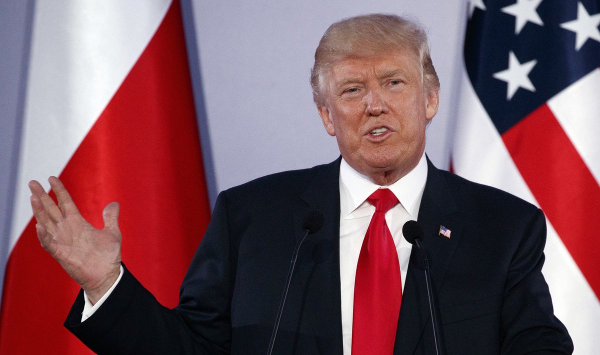 Donald Trump 2017. aasta juulis Varssavis