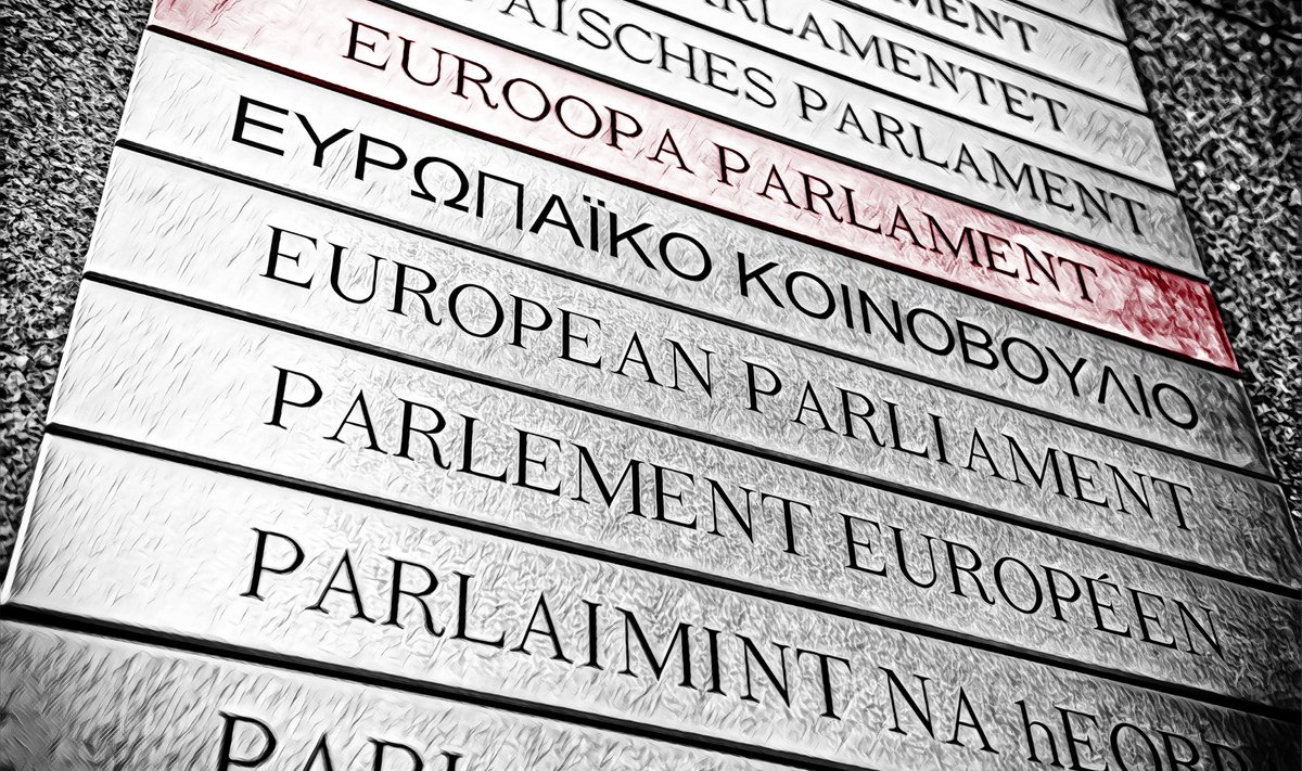 Euroopa Parlamendi silt eri keeltes