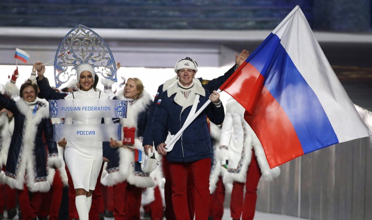 Venemaa koondis Sotši olümpia avamisel