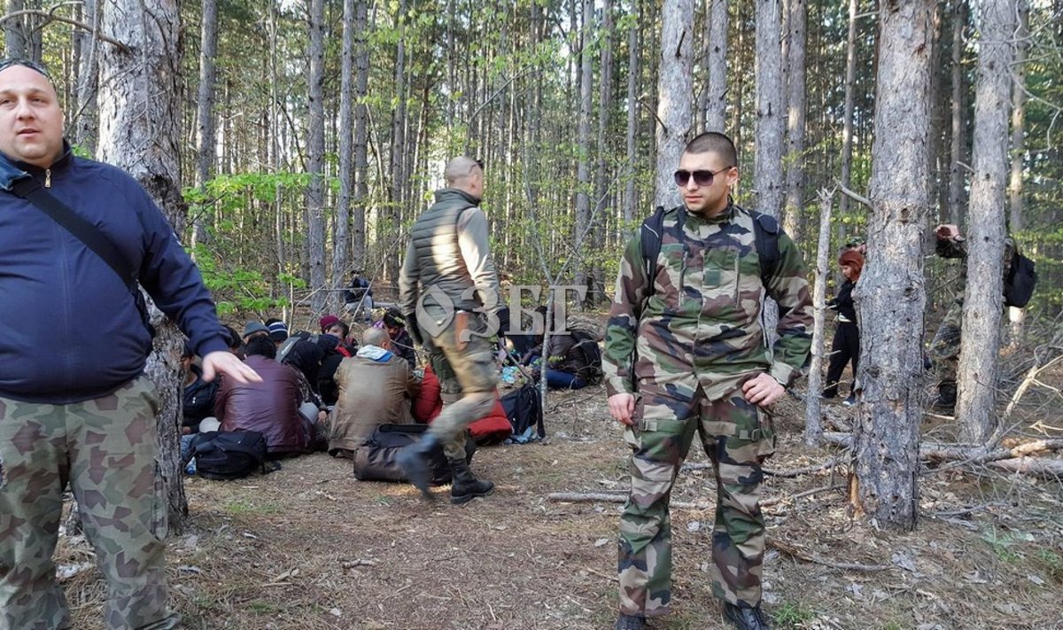 Bulgaaria Kodanike Kaitseorganisatsiooni (OZBG) liikmed aprilli alguses kinni püütud afgaanidega