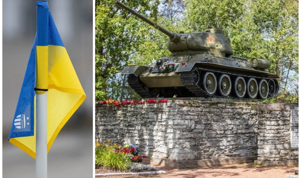 Tühjaks jäänud monumendialusele võiks lehvima seada Eesti, EL, NATO ja Ukraina lipud.