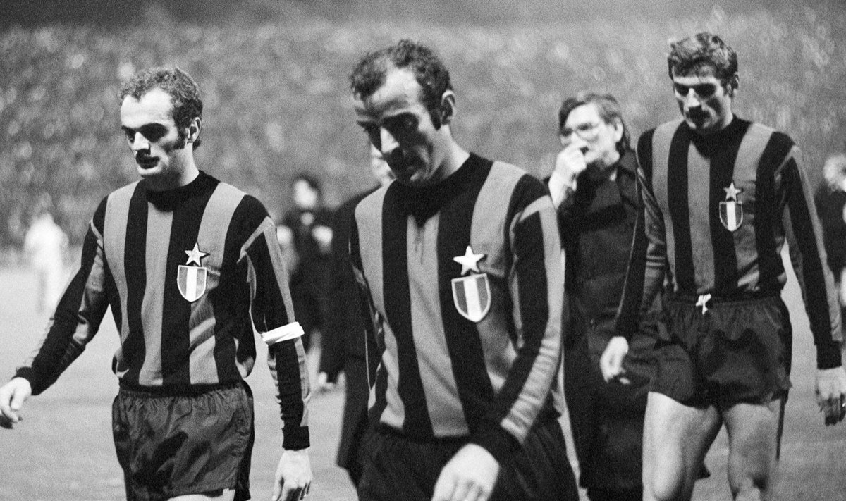 Mario Corso (esiplaanil) 1971. aasta 20. oktoobril, kui Inter kaotas eurosarjas Mönchengladbachi Borussiale 1:7.