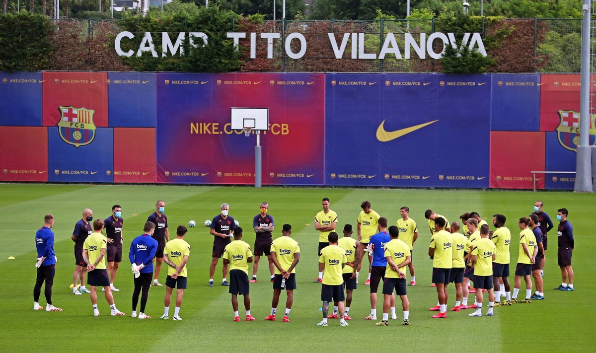 FC Barcelona treening 1. juunil.