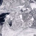 VIDEO | Pilk kosmosest: vaata, kuidas meie rannikul tekkinud jääväljad pakasega kasvasid ja sooja saabudes taandusid