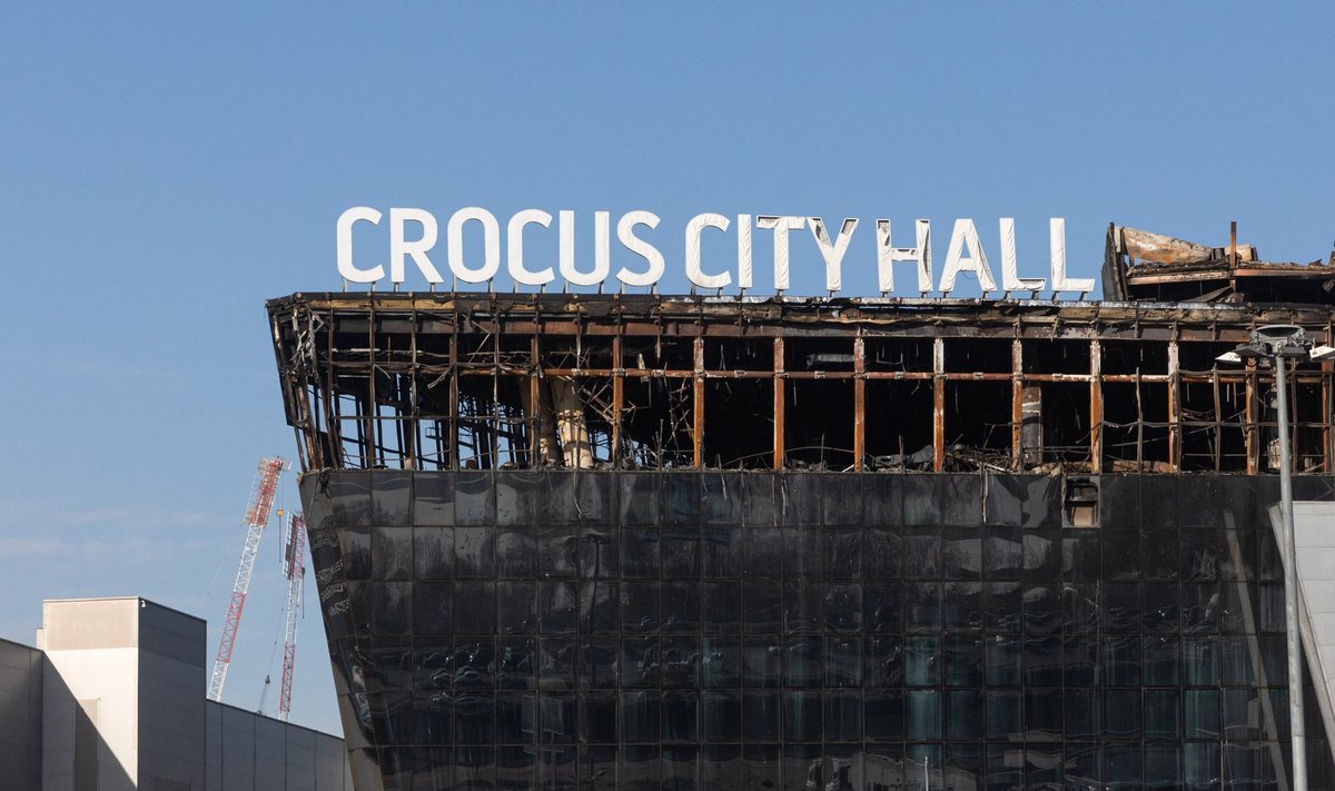 Crocus City Hall pärast rünnakut.