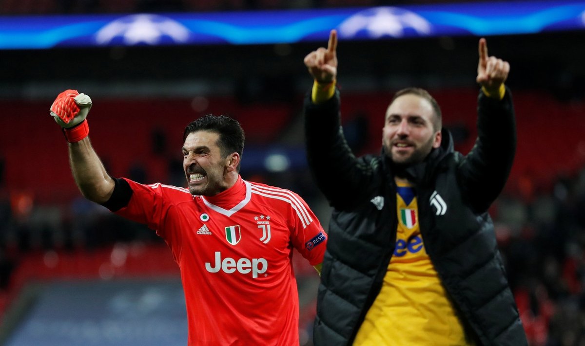 40-aastane Gianluigi Buffon ja 30-aastane Gonzalo Higuain jätkavad oma esimese Meistrite liiga karika püüdmist.