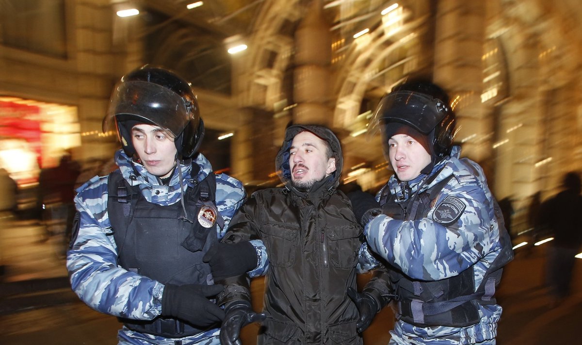 Protestid Maneeži väljakul Moskvas