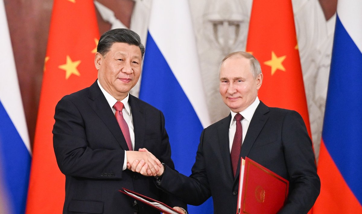 Hiina president Xi Jinping ja Vene president Vladimir Putin kohtumisel