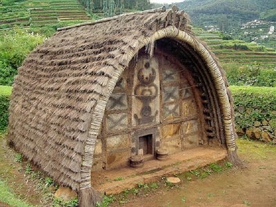 Типичное жилище жителей племени