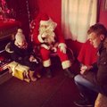 ARMAS FOTO / Juss Haasma külastas tütrega jõuluvana
