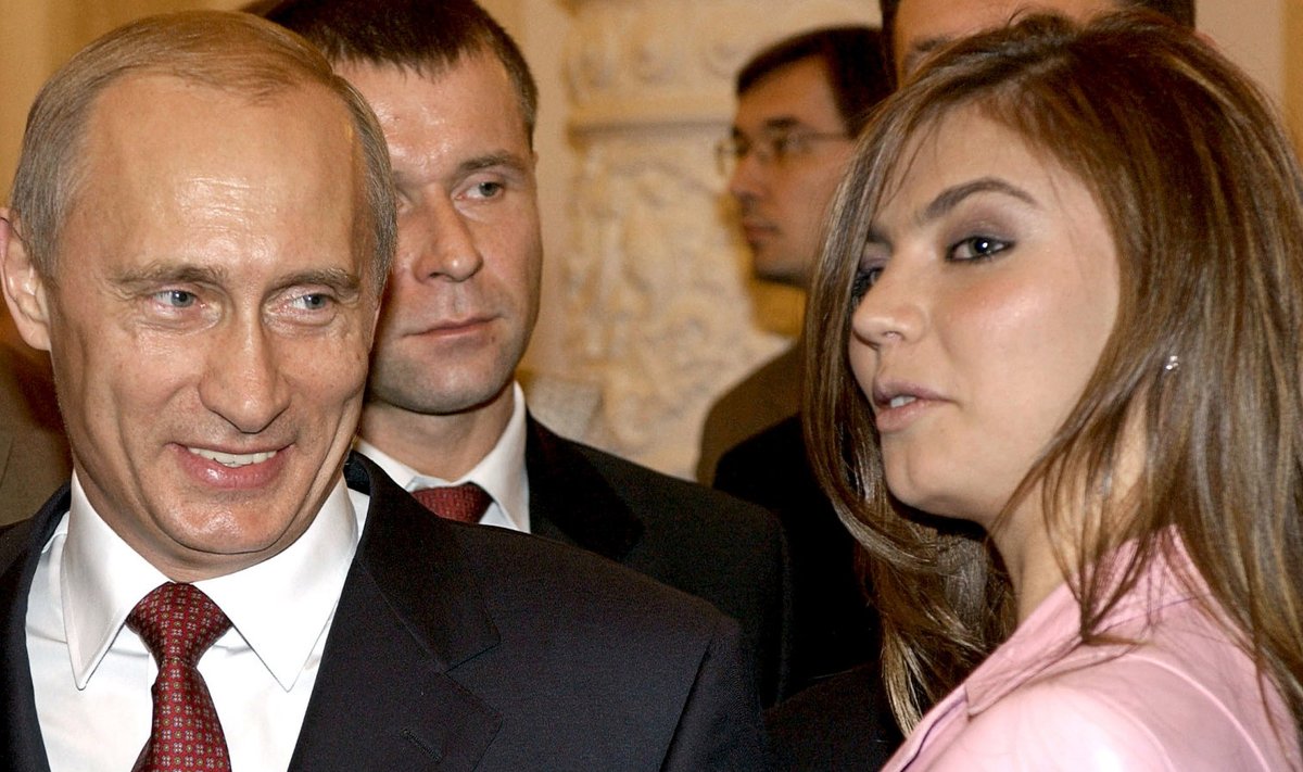 Vladimir Putin ja Alina Kabajeva 2004. aastal