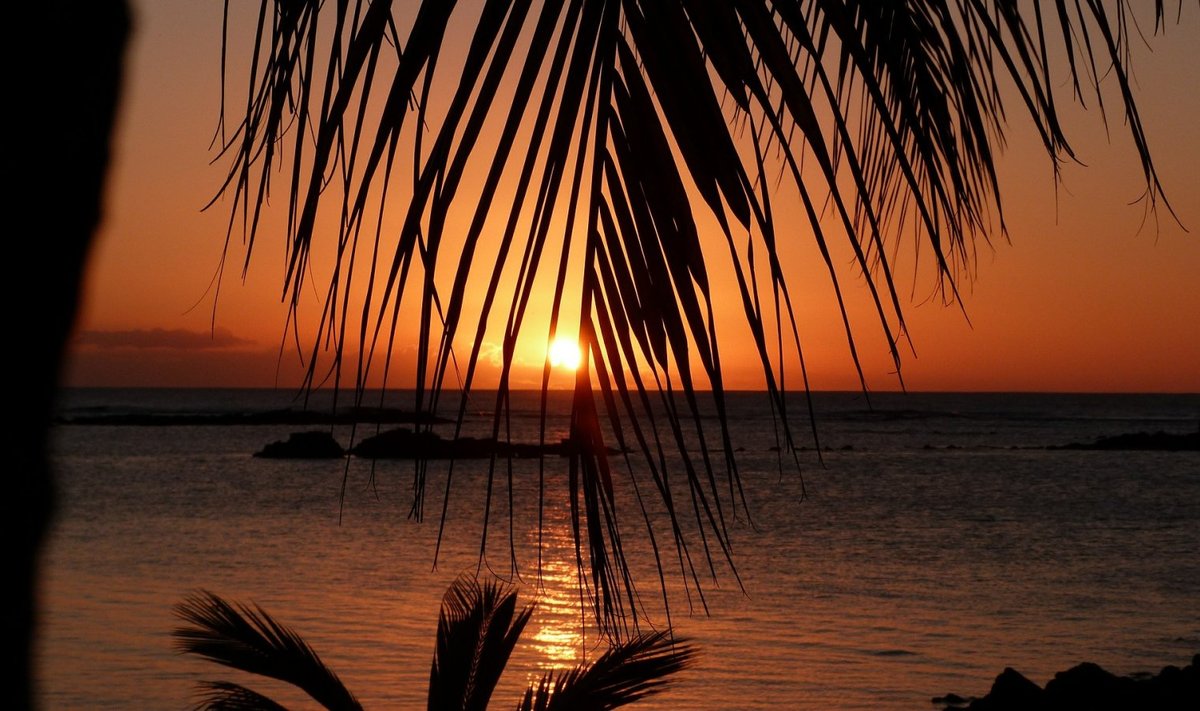 Päikeseloojang Mauritiusel