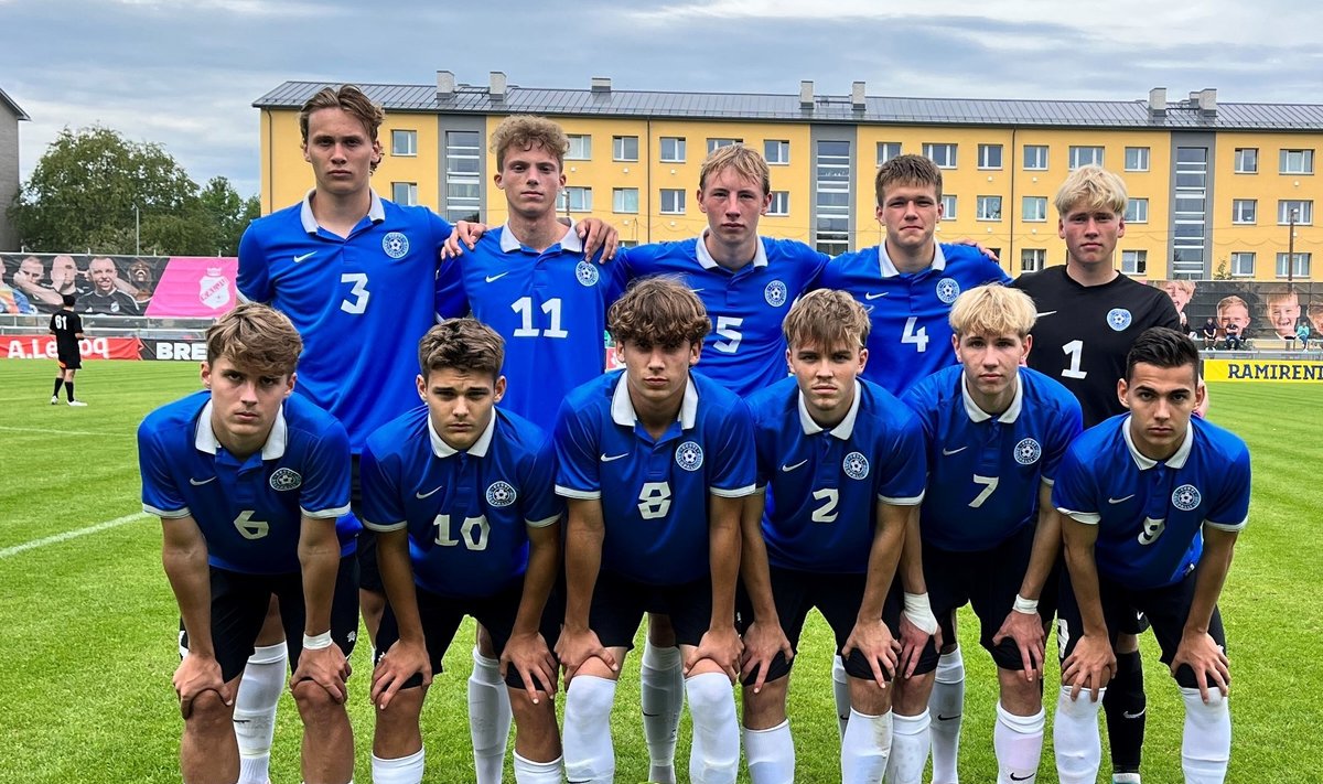 Eesti U18 jalgpallikoondis oli treeningmängus võidukas.