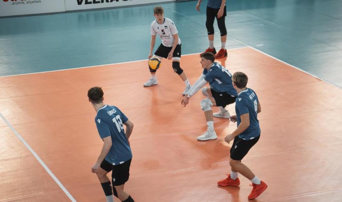 Eesti U18 võrkpallikoondis alistas Taani 3:1.