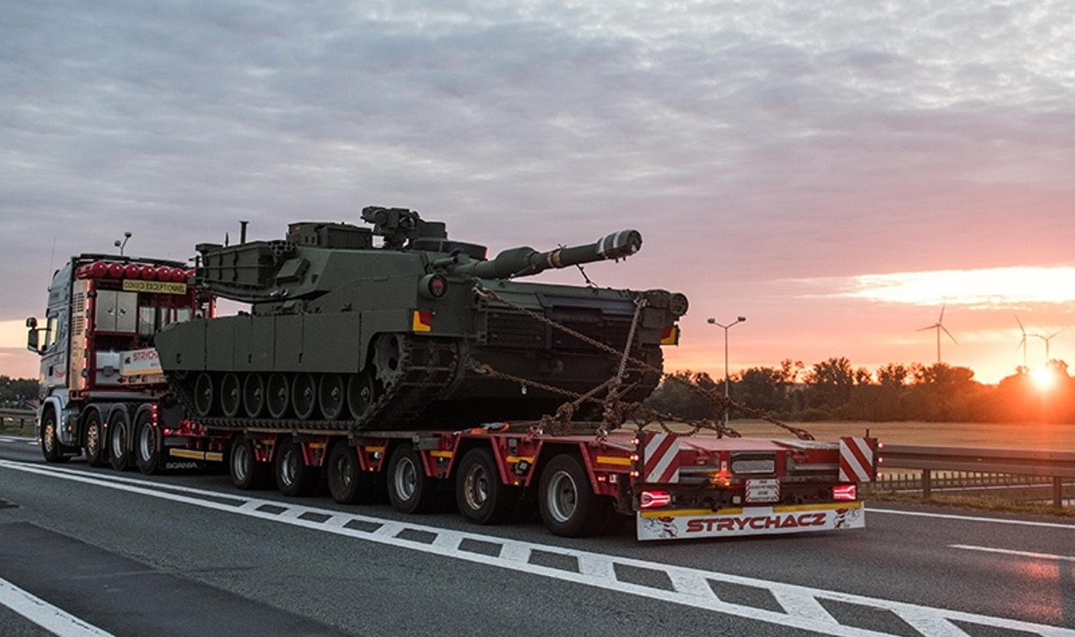 Abramsi tankid jõuavad Poolasse