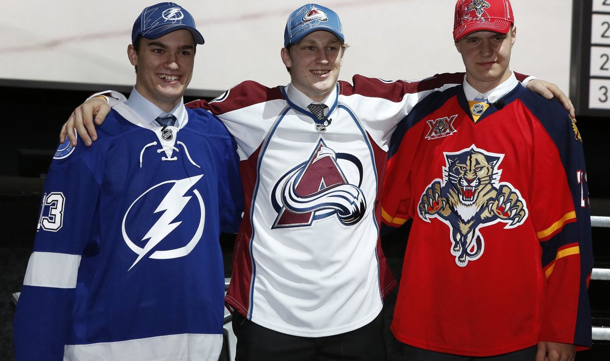 NHLi drafti kolm esimest valikut