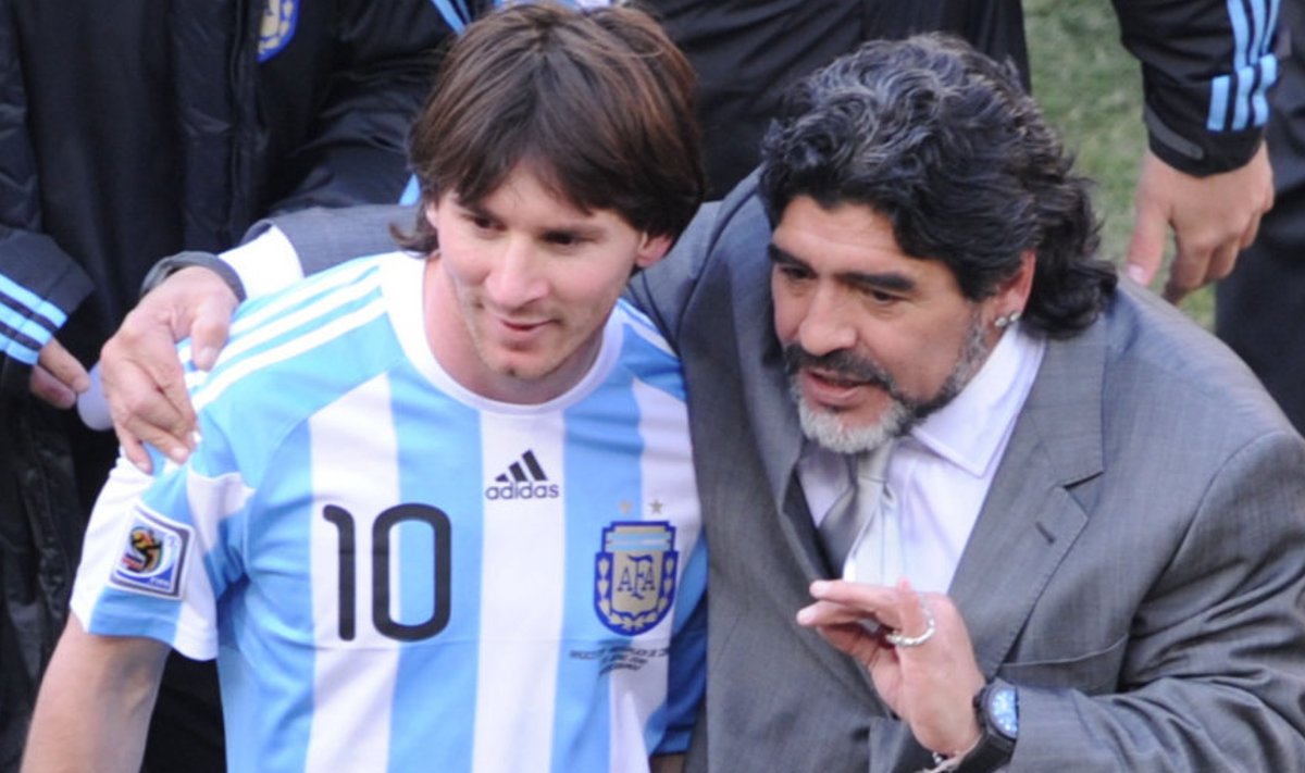 Messi ja Maradona