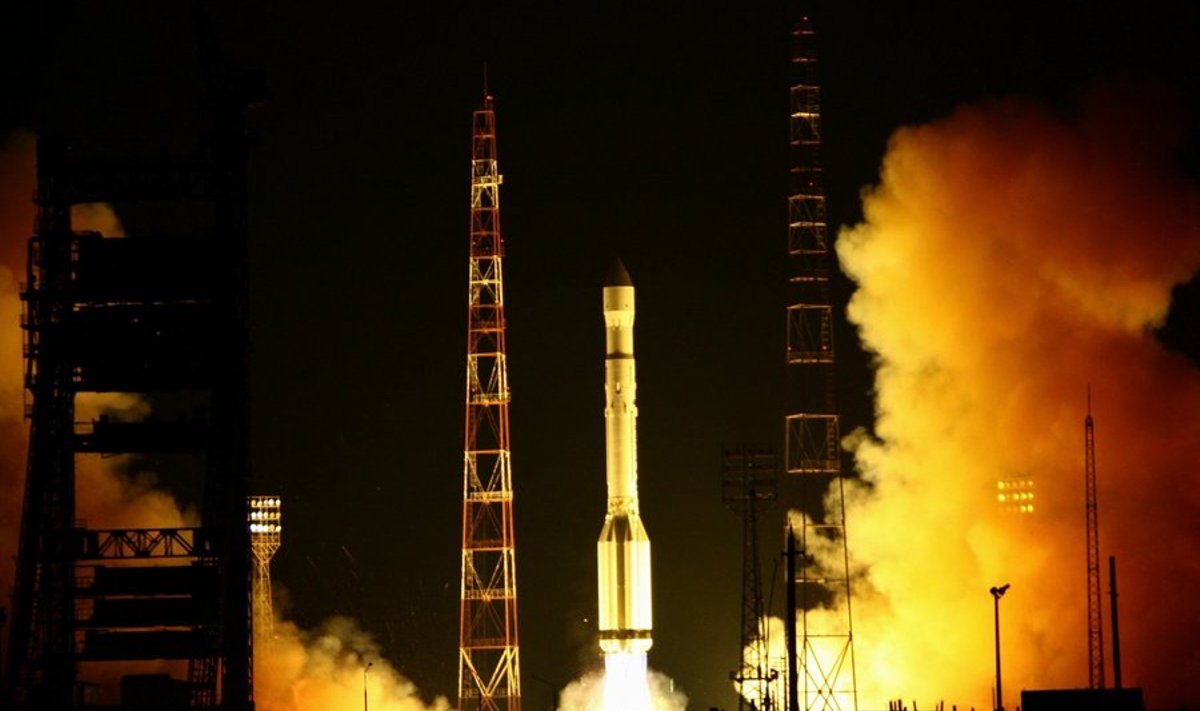 Glonass startimas Baikonuri kosmodroomilt. Foto Oleg Nrusov, RIA Novosti
