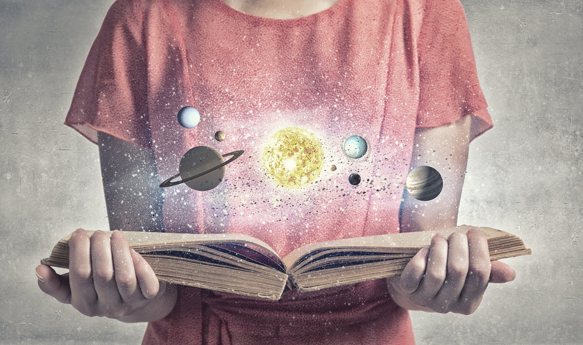 Girl with book