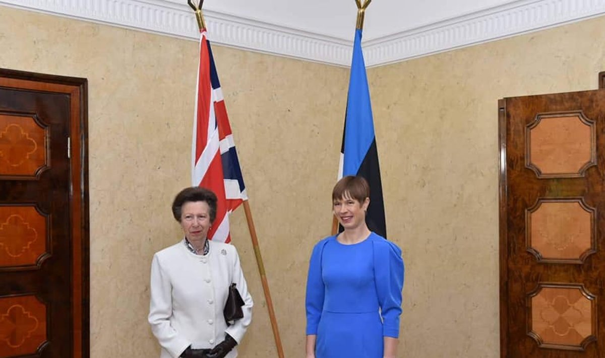 Printsess Anne ja president Kersti Kaljulaid