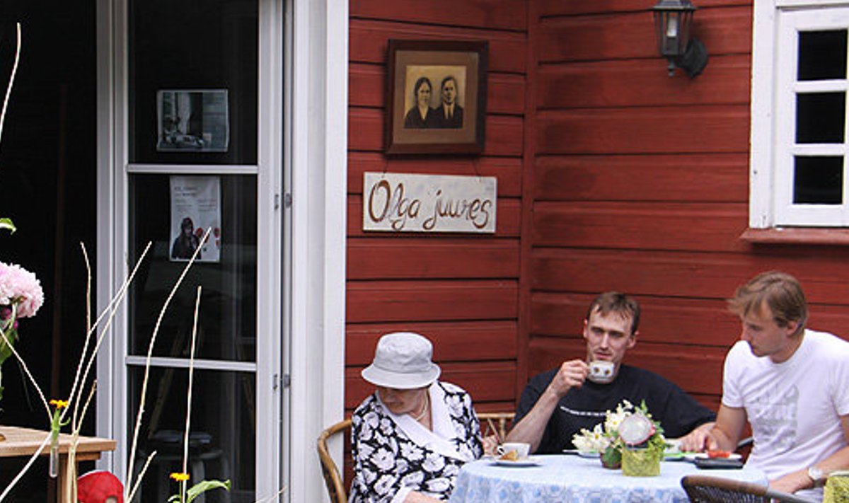 Õdus nurgake eelmisest kohvikute päevast: „Olga juures“. Foto: Leili Kuusk