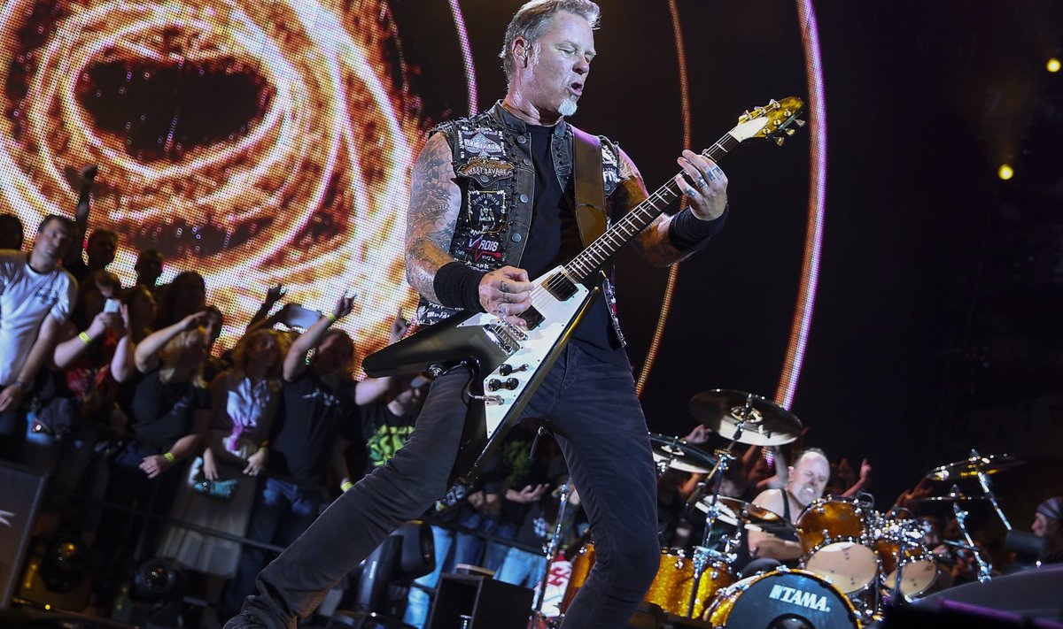 Metallica perform in Moscow