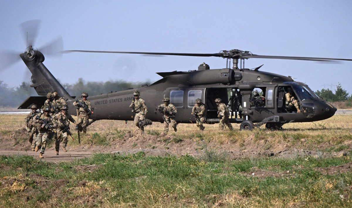 USA armee sõjaväelased Rumeenias õppusel.