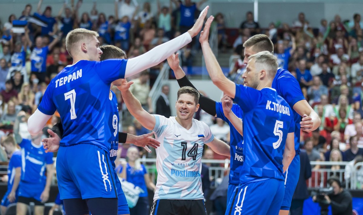 Eesti võrkpallikoondis võib pääseda olümpia valikturniirile.