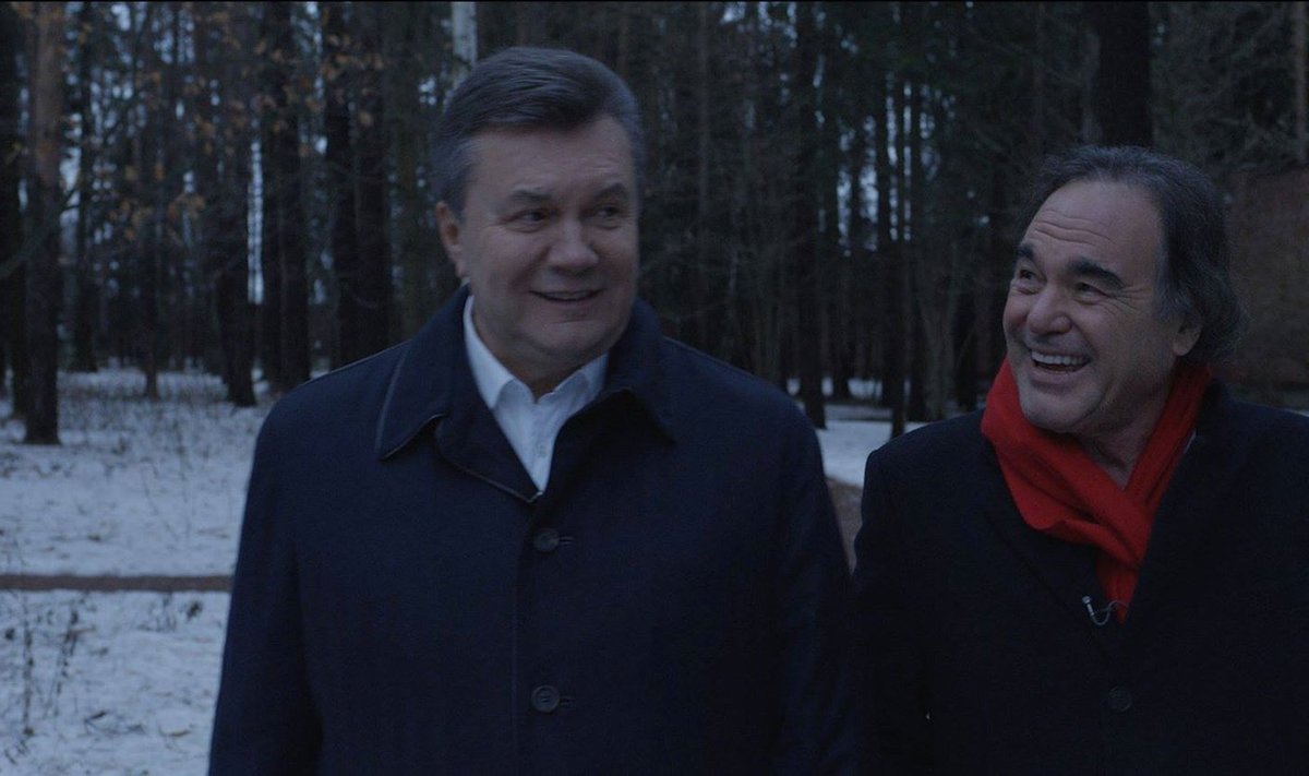 Viktor Janukovõtš ja Oliver Stone