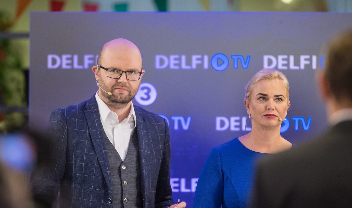 Lauri Tankler ja Kärt Anvelt juhivad pühapäeva õhtul Delfi TV valimissaadet.