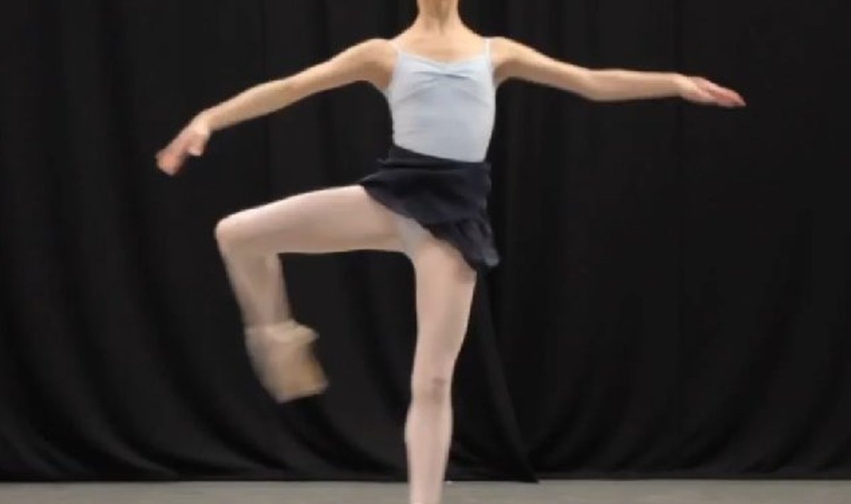 Balletitantsijatel on lisaks raudsetele varvastele ka keerutuskindel aju. 