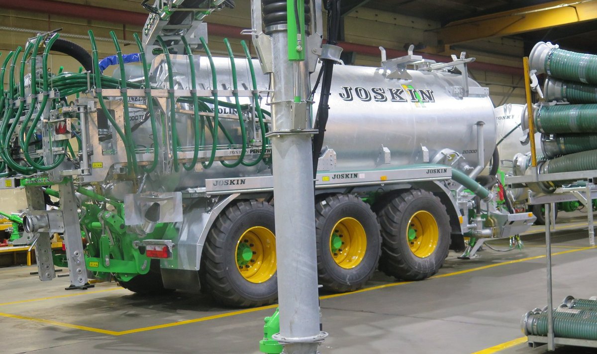Soumagne'i tehases toodetakse vedelsõnniku tankereid.