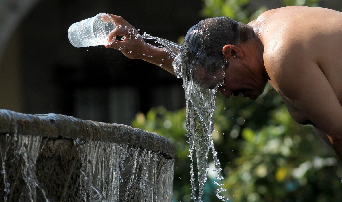 Sellises kuumuses ei tohi unustada vee joomist ning enda jahutamist.