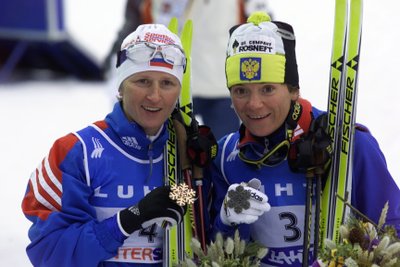 Olga Danilova ja Larisa Lazutina