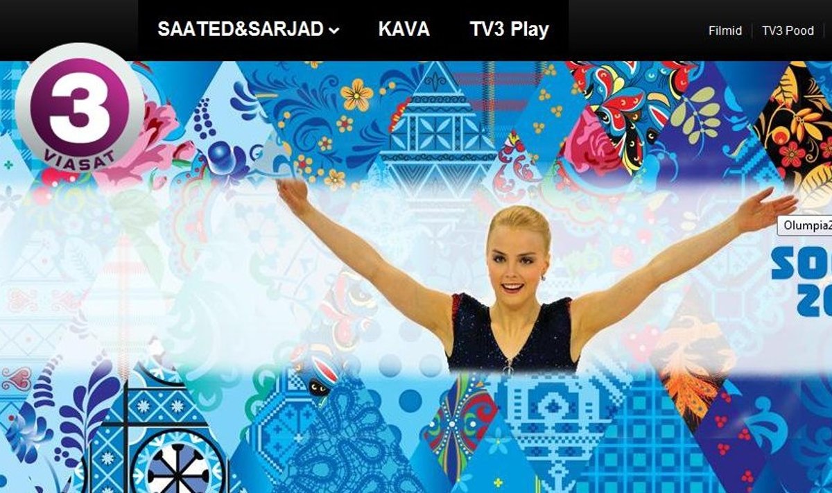 Soome iluuisutaja Kiira Korpi TV3 kanali reklaamis