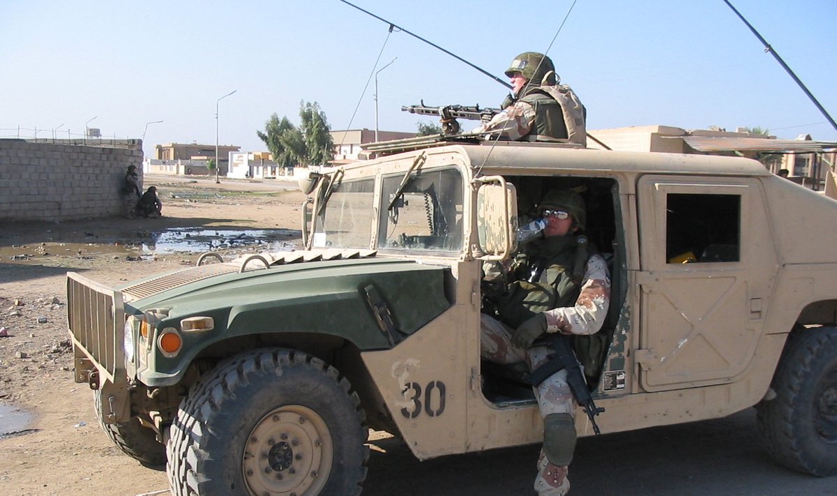 Estpla 7 patrull Iraagis (Foto: erakogu / ajakiri Sõdur)