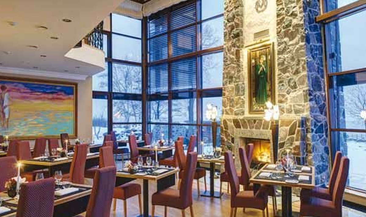 Restorani akendest avaneb igal aastaajal lummav vaade. Foto: Villa Mary