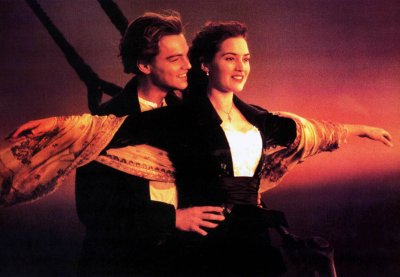 "Titanic", Leonardo di Caprio, Kate Winslet (1997)