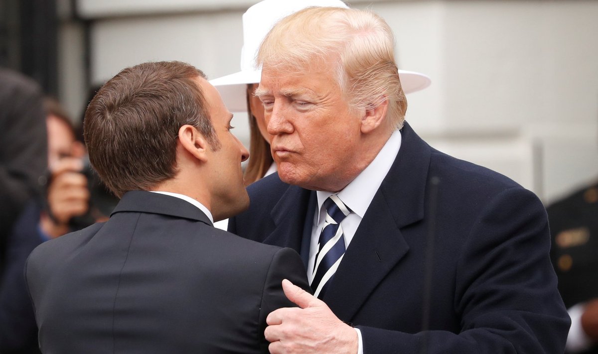 „Ta meeldib mulle väga,” ütles Trump Macroni kohta.