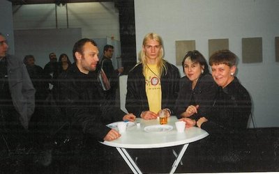 2001: Jaan Toomik, Kiwa, Sirje Helme ja Ebe Nõmberg Düsseldorfis.